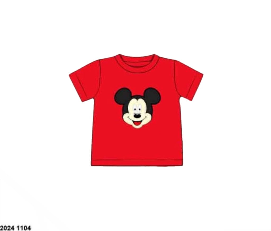 RTS: Character Collection- Boys Mouse Appliqué Shirt