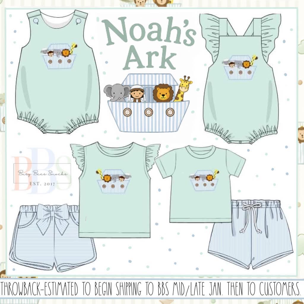 Throwback Pre Order: Noah's Ark- Girls Knit Bubble