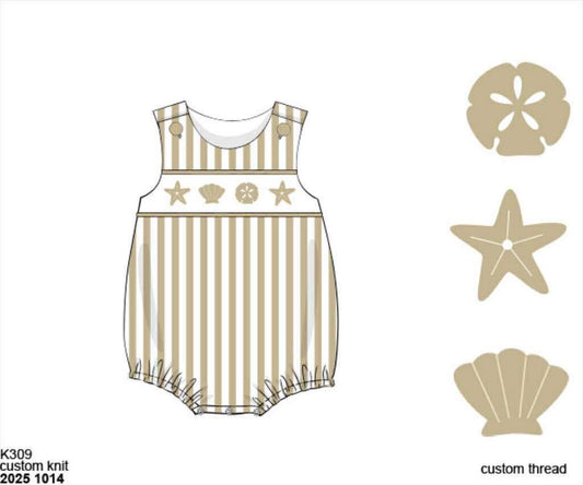 Pre Order 135: Coastal Classic- Boys Smocked Bubble