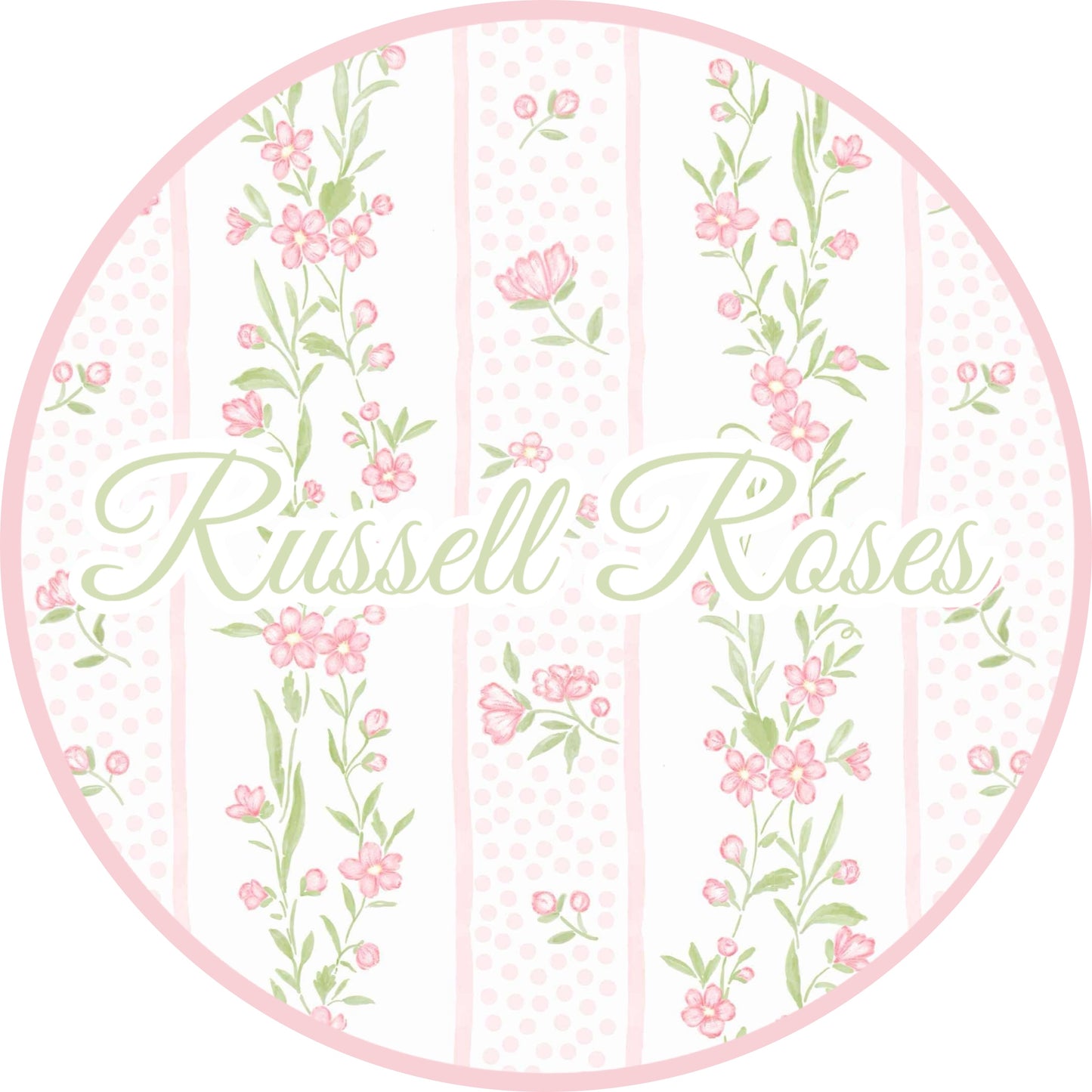 Pre Order 133: Russell Roses & Stripes- Girls Woven Dress