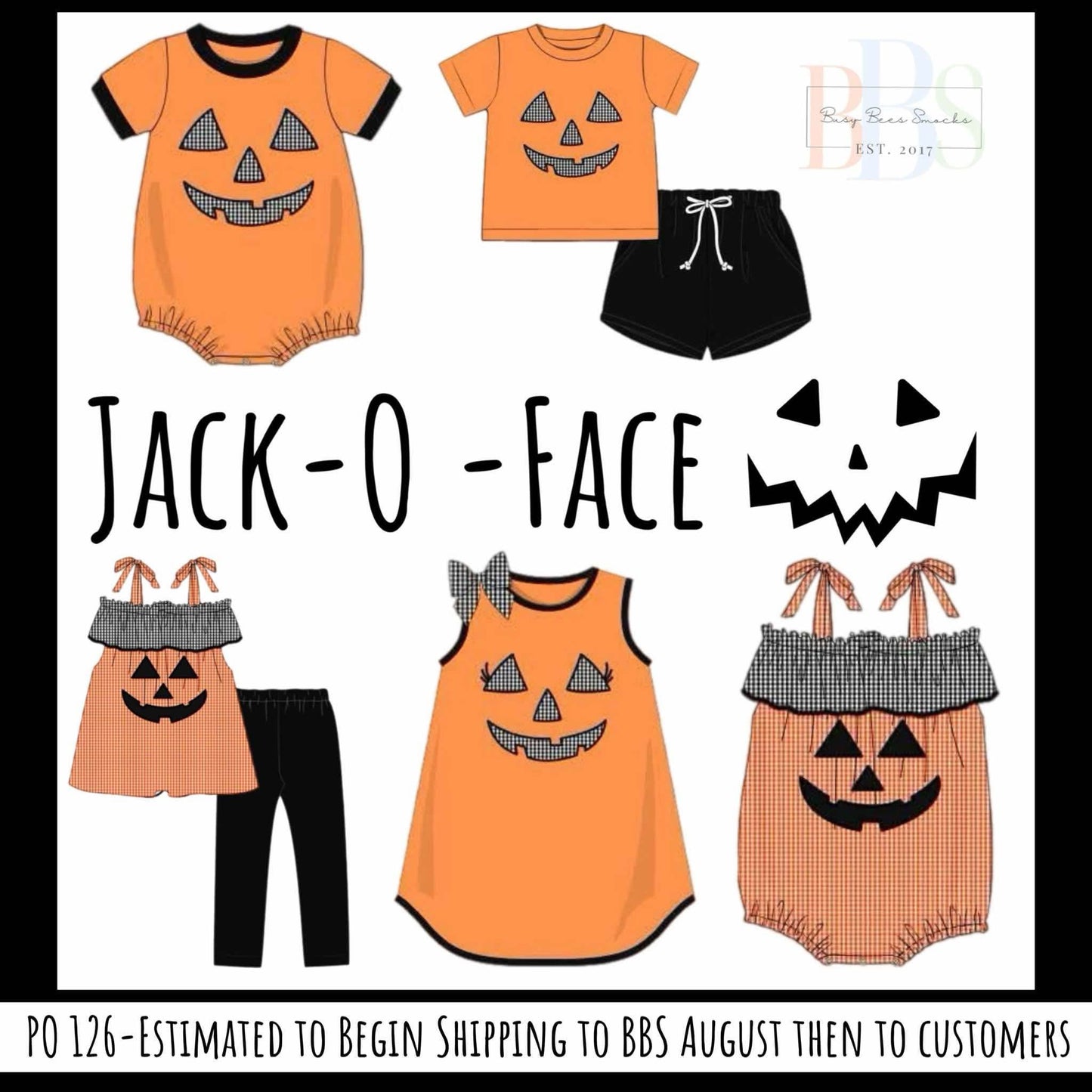 RTS: Jack O' Face- Boys Knit Shortie Set