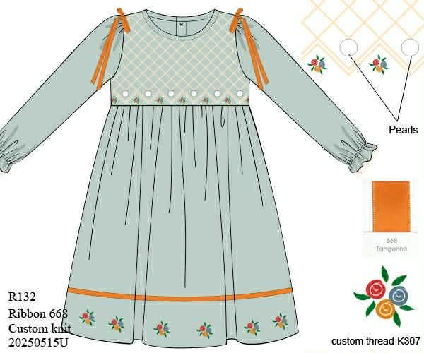 RTS: Fall Heirloom- Girls Woven Dress