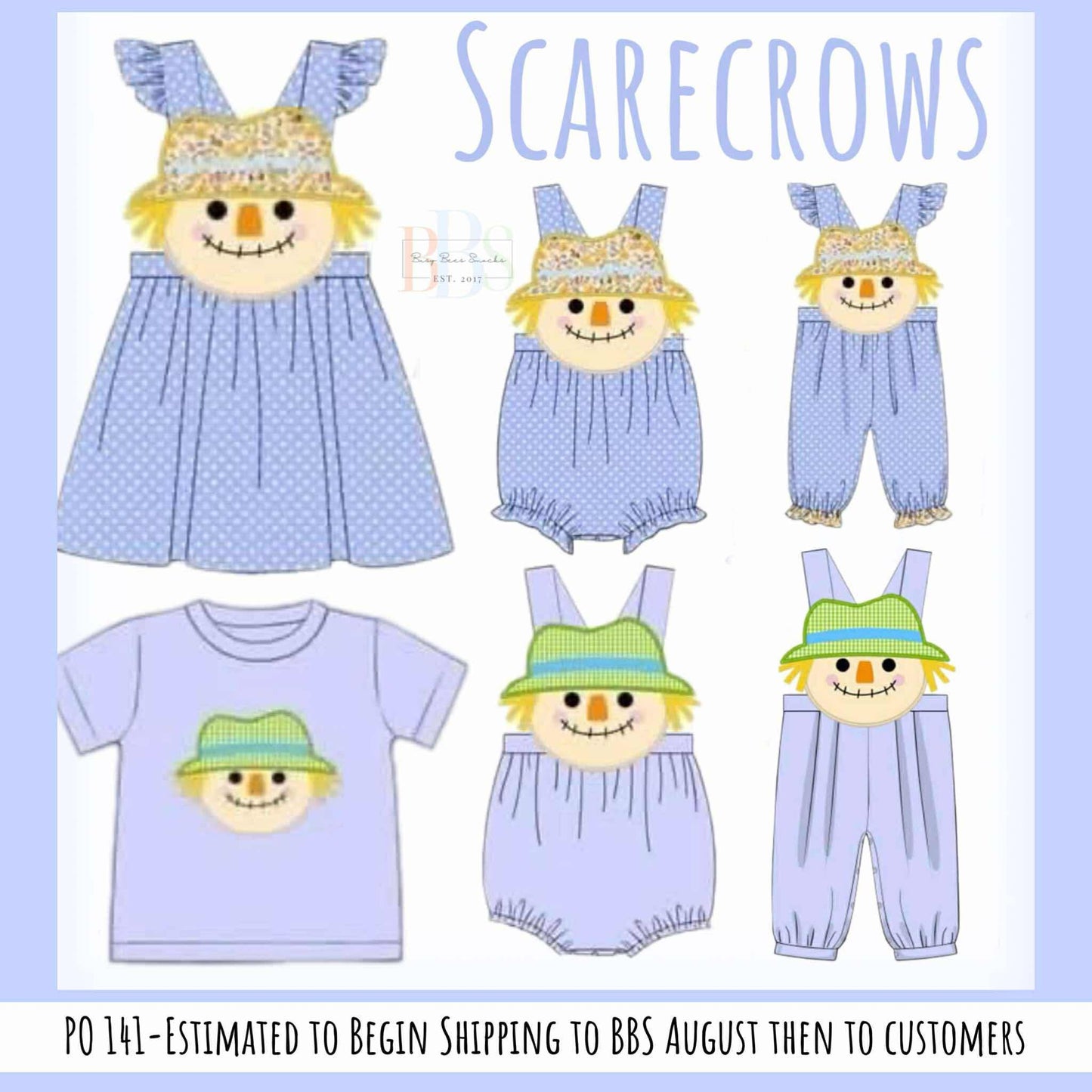 Pre Order 141: Scarecrows- Boys Knit Romper