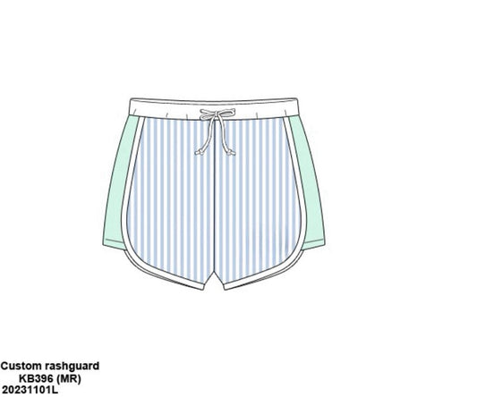 RTS: Lainey's Lagoon - Boys Woven Swim Shorties