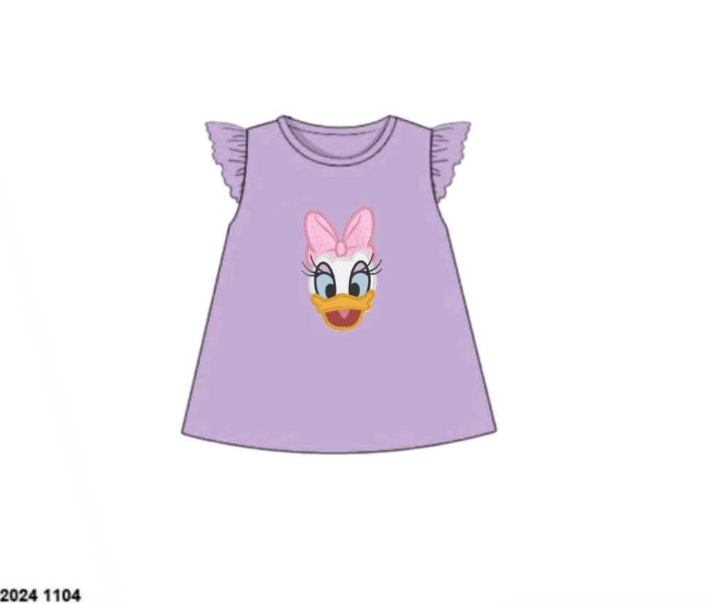 RTS: Character Collection- Girls Daisy Appliqué Shirt