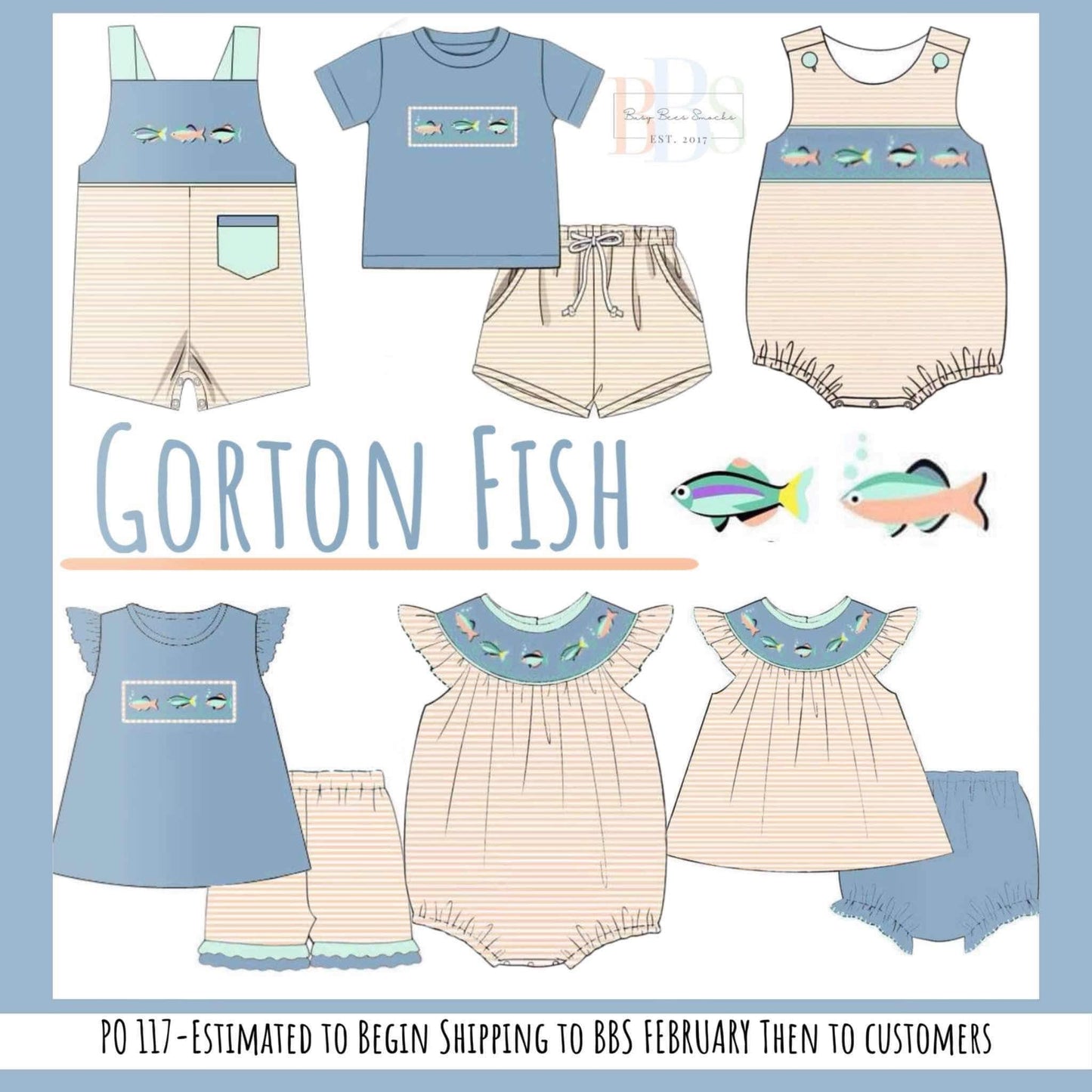 RTS: Gorton's Fish- Boys Knit Bubble