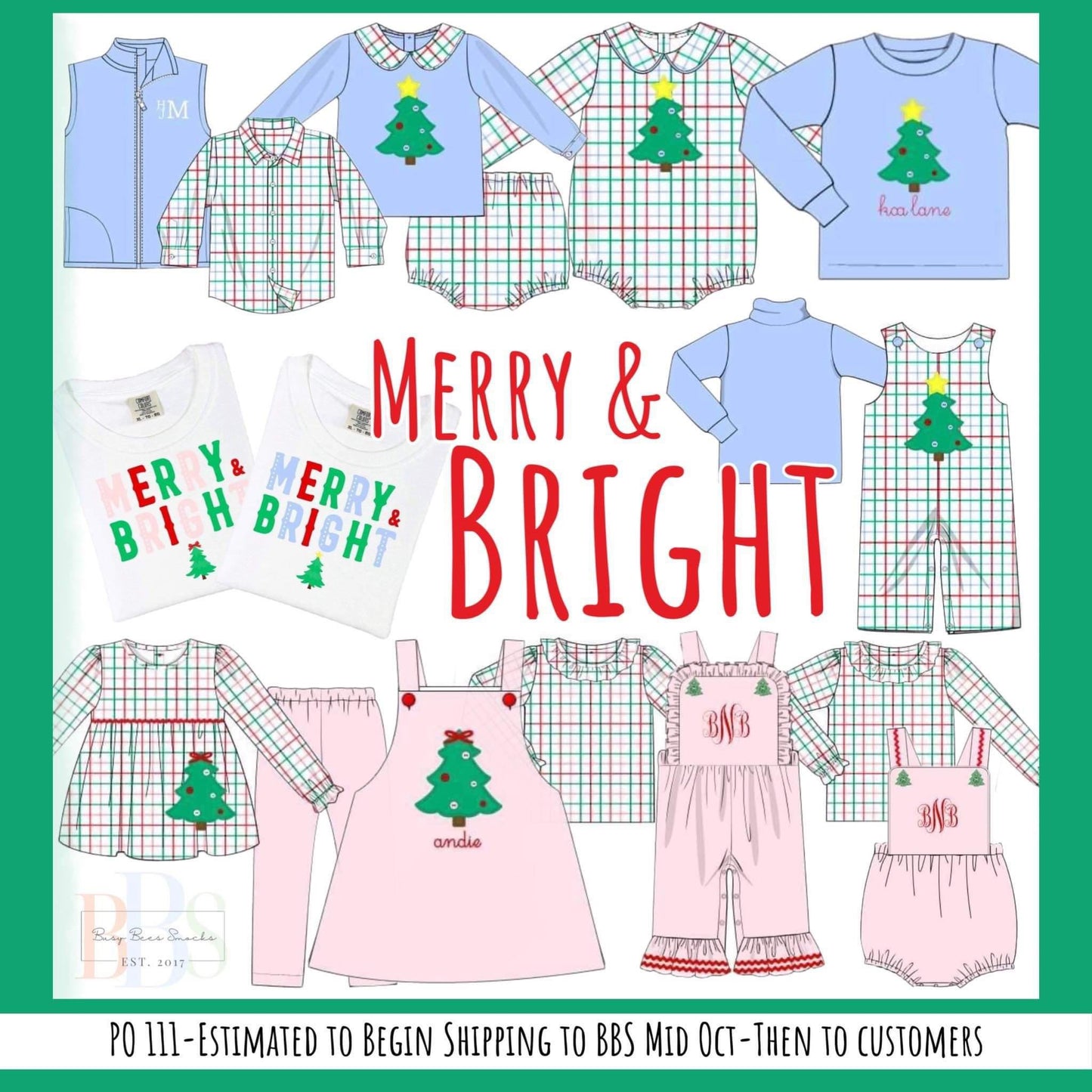 RTS: Merry & Bright- Boys Knit Shirt
