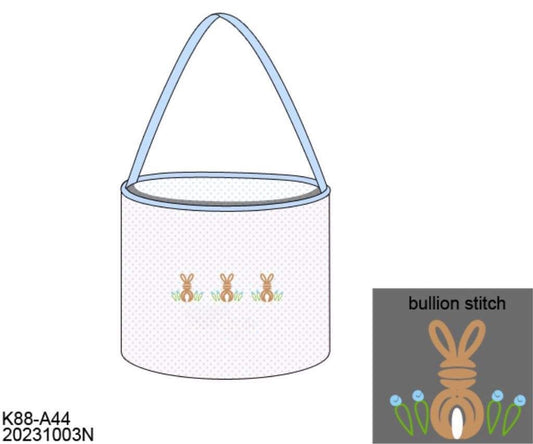 RTS: Easter Baskets- Blue Bullion Bunny