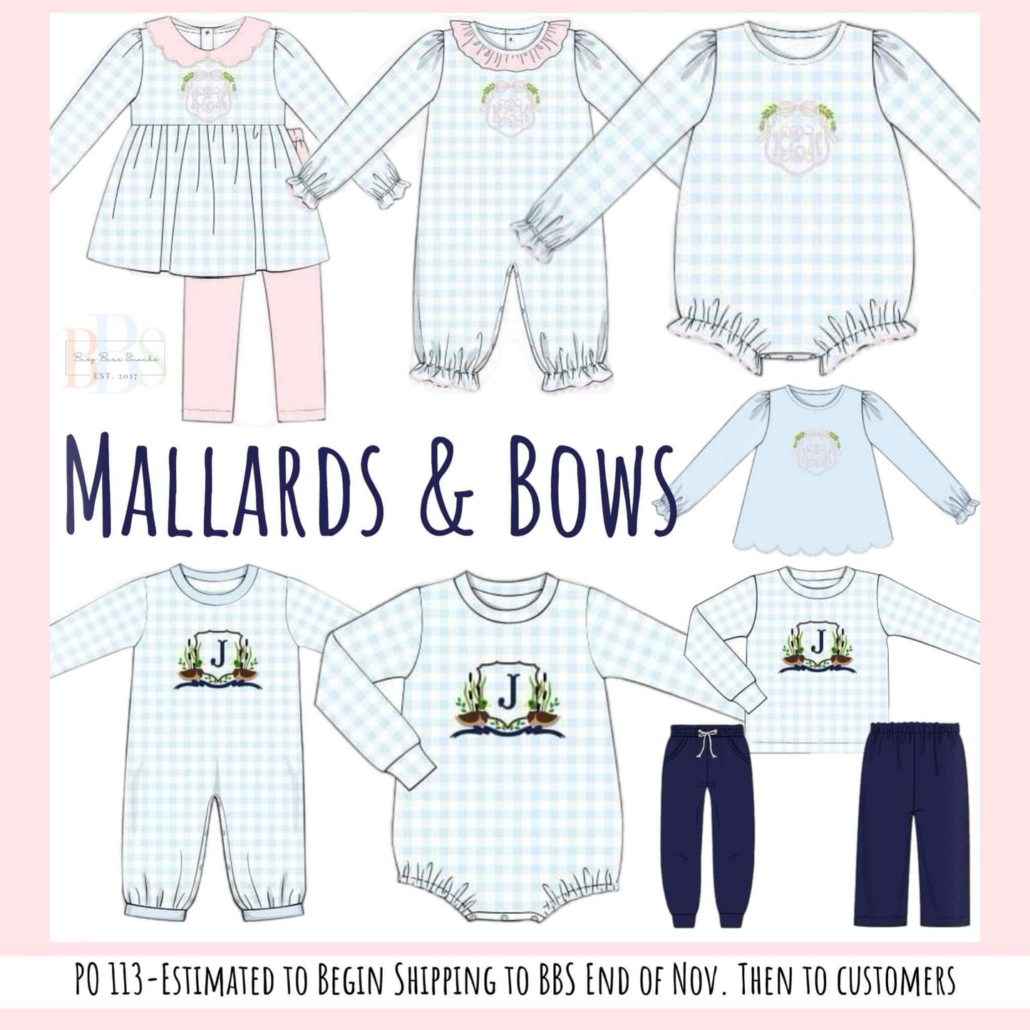 RTS: Monogram Crest- Girls Knit Shirt