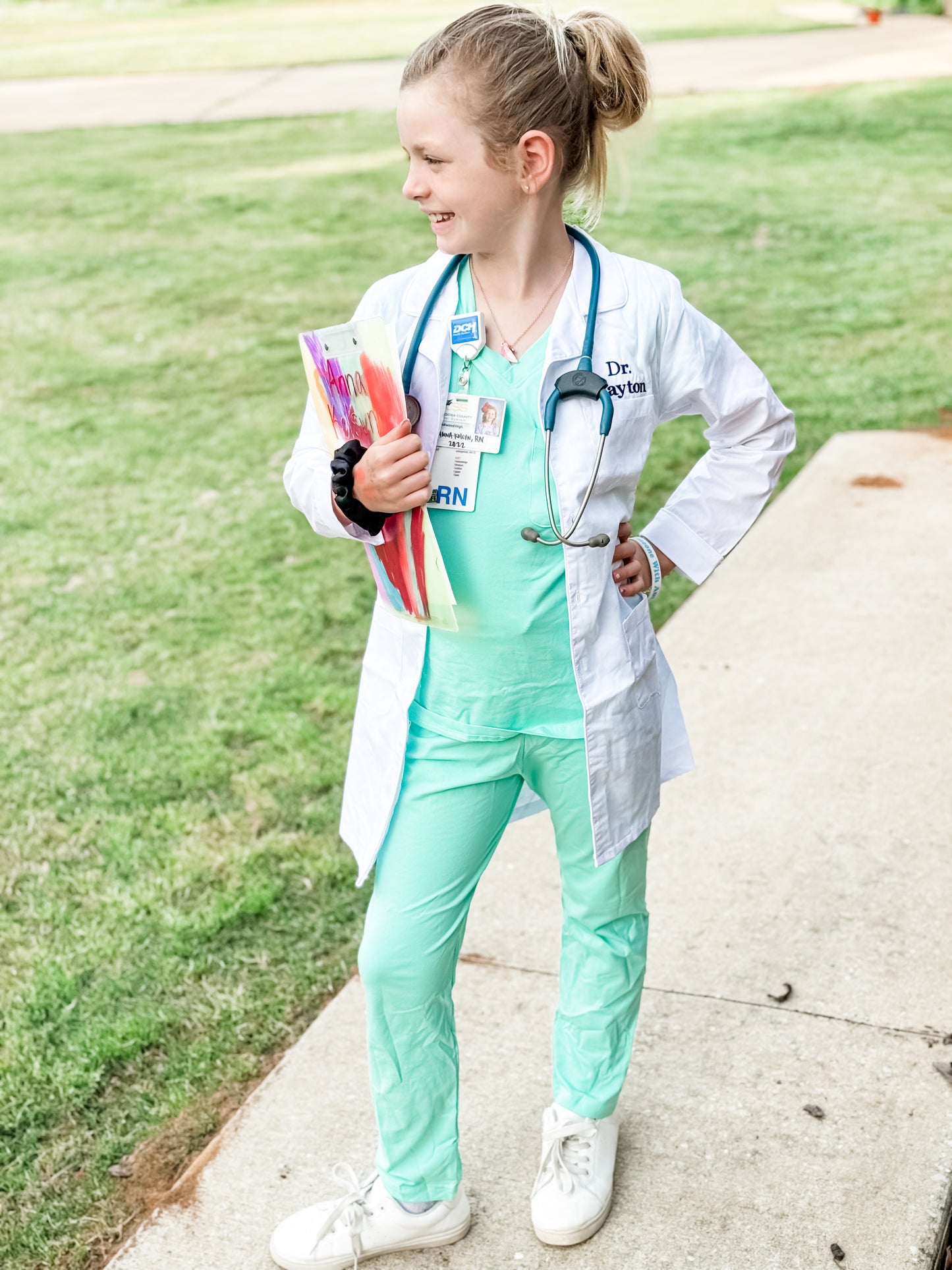 RTS: Grey Sloan Memorial- Woven Lab Coat (Without Monogram)