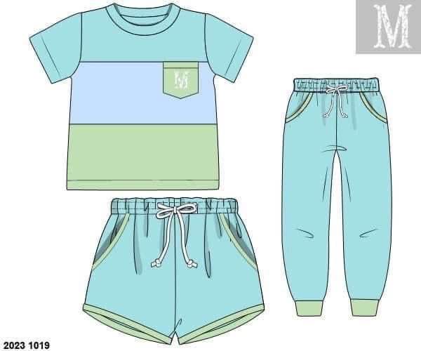 Customer Choice Pre Order 1: Boys Colorblock 3pc Set