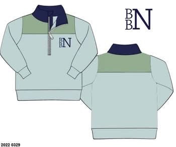 RTS: Boys Sage Knit Pullover (No Monogram.)