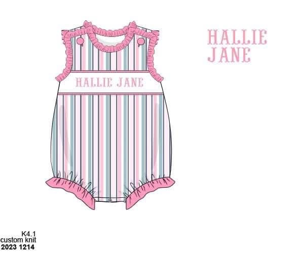 Customer Choice Pre Order 1: Girls Hattie Stripe Bubble