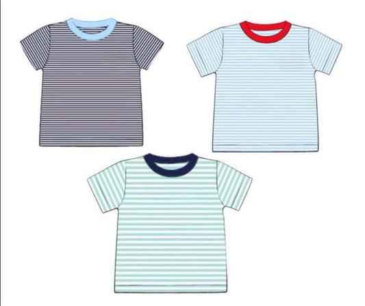 RTS: Trio Basics- Boys Knit Shirts