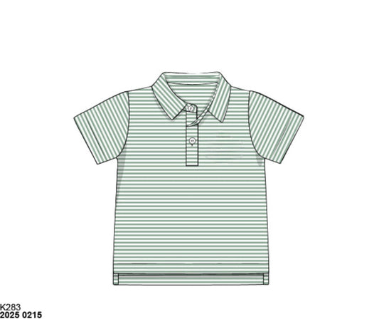 RTS: Boys Formal Mix & Match- Knit Feldspar Stripe Polo