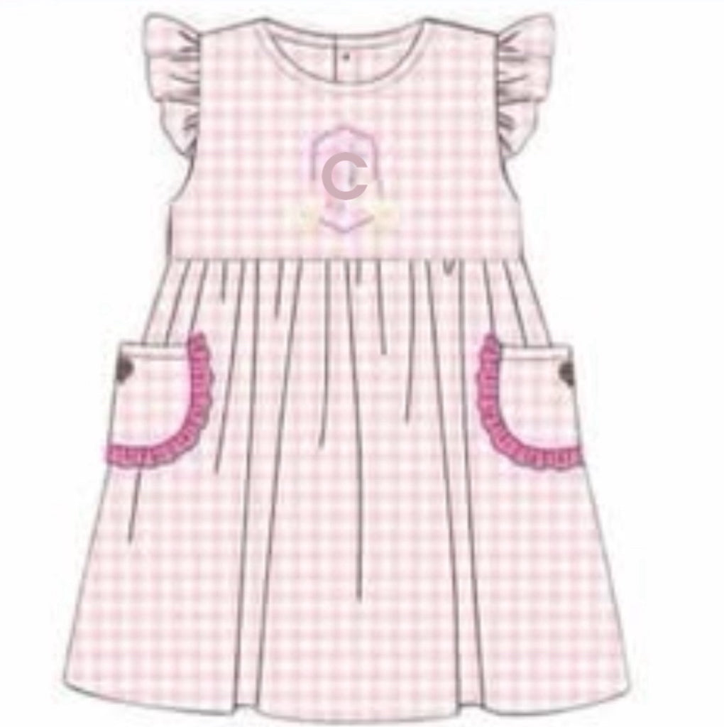RTS: Silly Goose Crest-Girls Knit Dress “C”