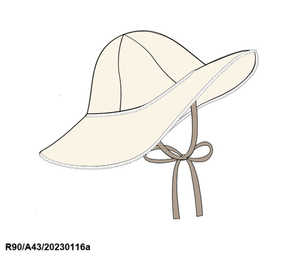RTS: Fiji Sands- Girls Woven Sunhat