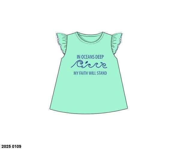 RTS: Church Shirts- Girls Oceans Deep Shirt