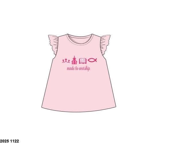 RTS: Church Shirts- Girls Worship Shirt