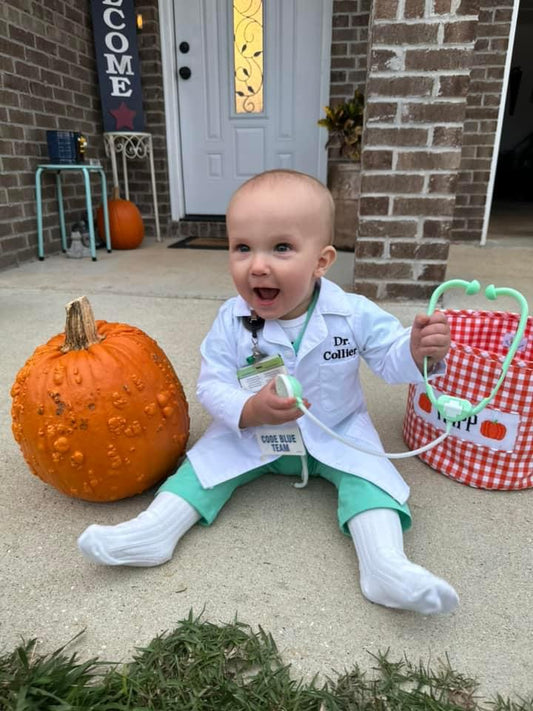 RTS: Grey Sloan Memorial- Woven Lab Coat (Without Monogram)