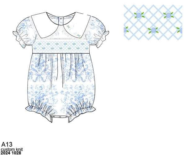RTS: Tillie Toile- Girls Woven Bubble