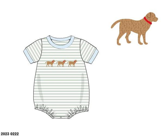 Pre Order 135: Boys Only- French Knot Lab Bubble