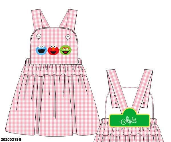 Pre Order 135: Puppet Street- Girls Woven Dress