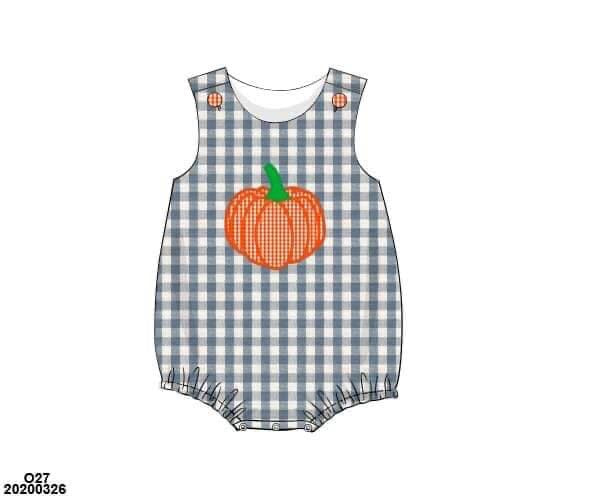 RTS: Linen Pumpkins- Boys Bubble