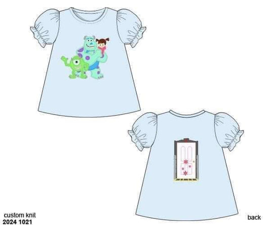 Pre Order 135: Girls Only- Monster Door Shirt