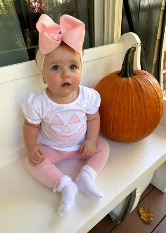 RTS: Pumpkin/Turkey- Girls 3pc Legging Set