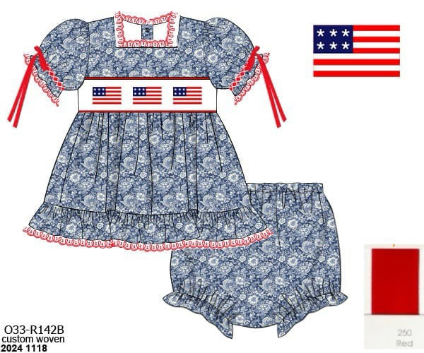 RTS: Faded Glory - Girls Woven Bloomer Set