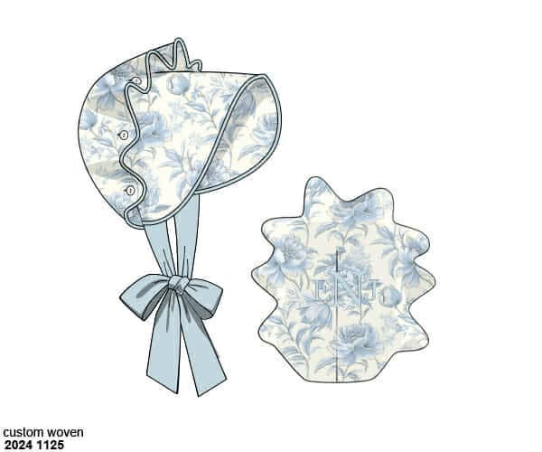 RTS: Wellington- Girls Woven Bonnet