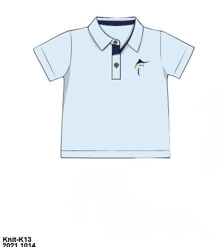 RTS: Sport Fish- Boys Knit Polo