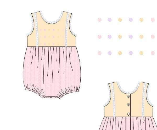 RTS: Girls Only- Linen Bubble