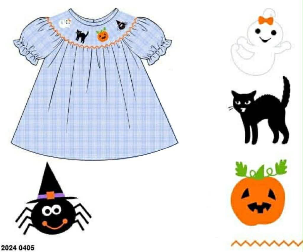 RTS: Halloween Shirt Only- Spooky Friends Girls Shirt
