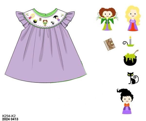 RTS: Halloween Shirt Only- Sisters Girls Shirt