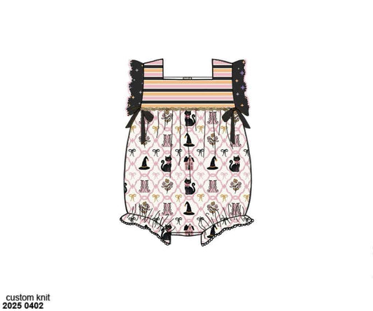 RTS: Haunted House- Girls Knit Bubble