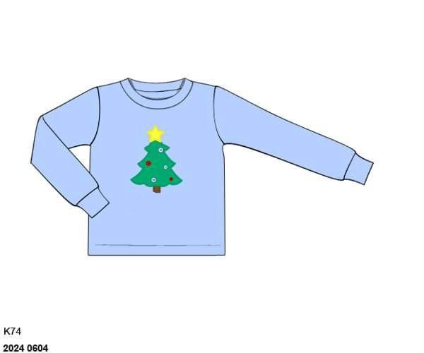 RTS: Merry & Bright- Boys Knit Shirt