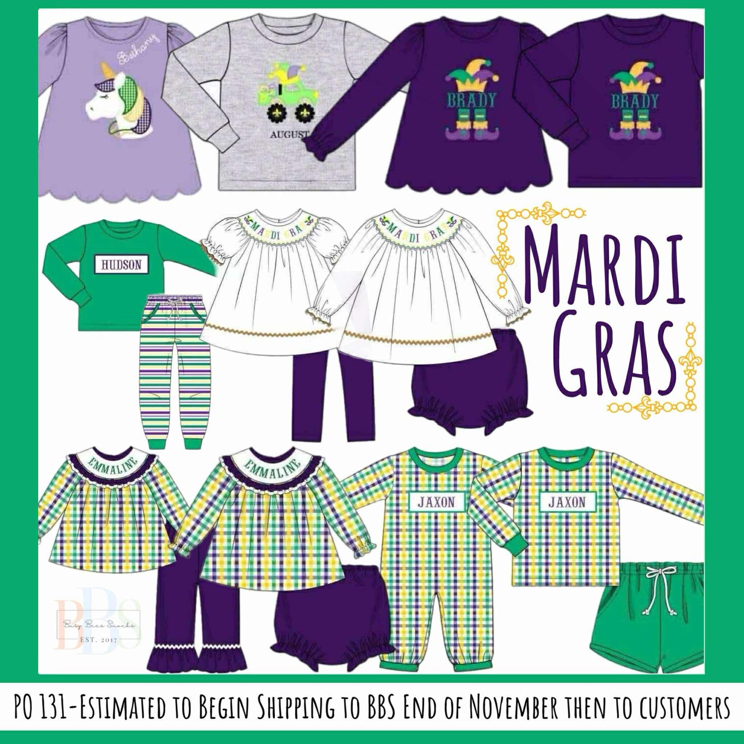 RTS: Mardi Magic- Girls Mardi- Unicorn Shirt