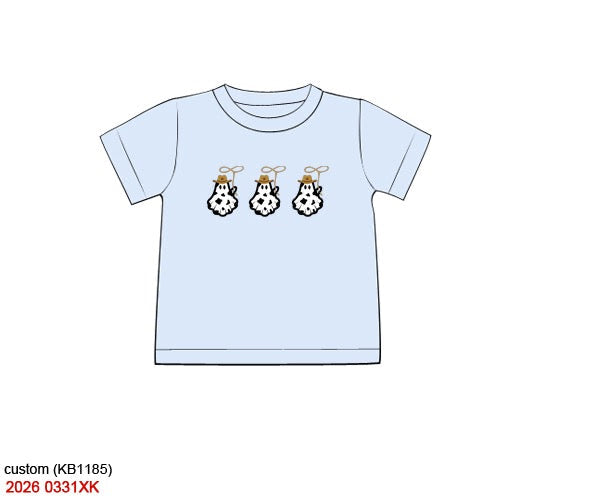 RTS: Halloween Shirt Only- Western Ghost Boys Shirt