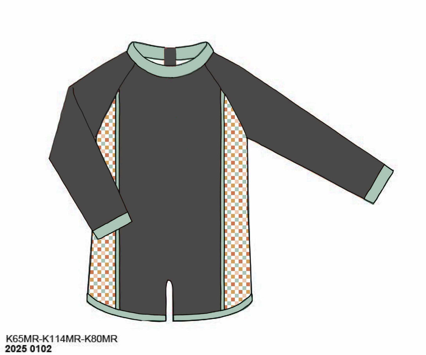 RTS: Cocoa Bay- Boys 1pc Rash Guar Swim