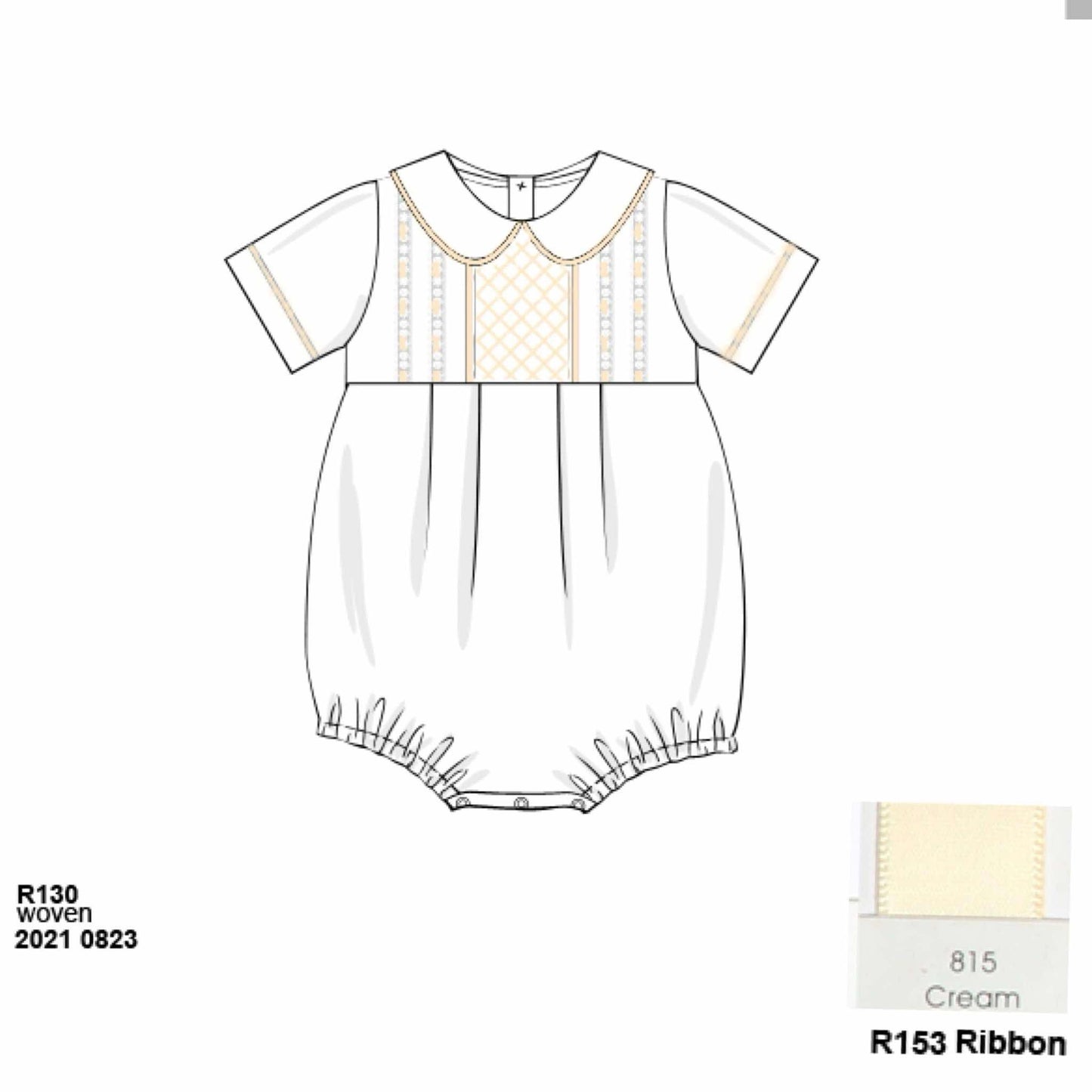 Pre Order 133: Hattie's Heirloom- Boys Woven Bubble