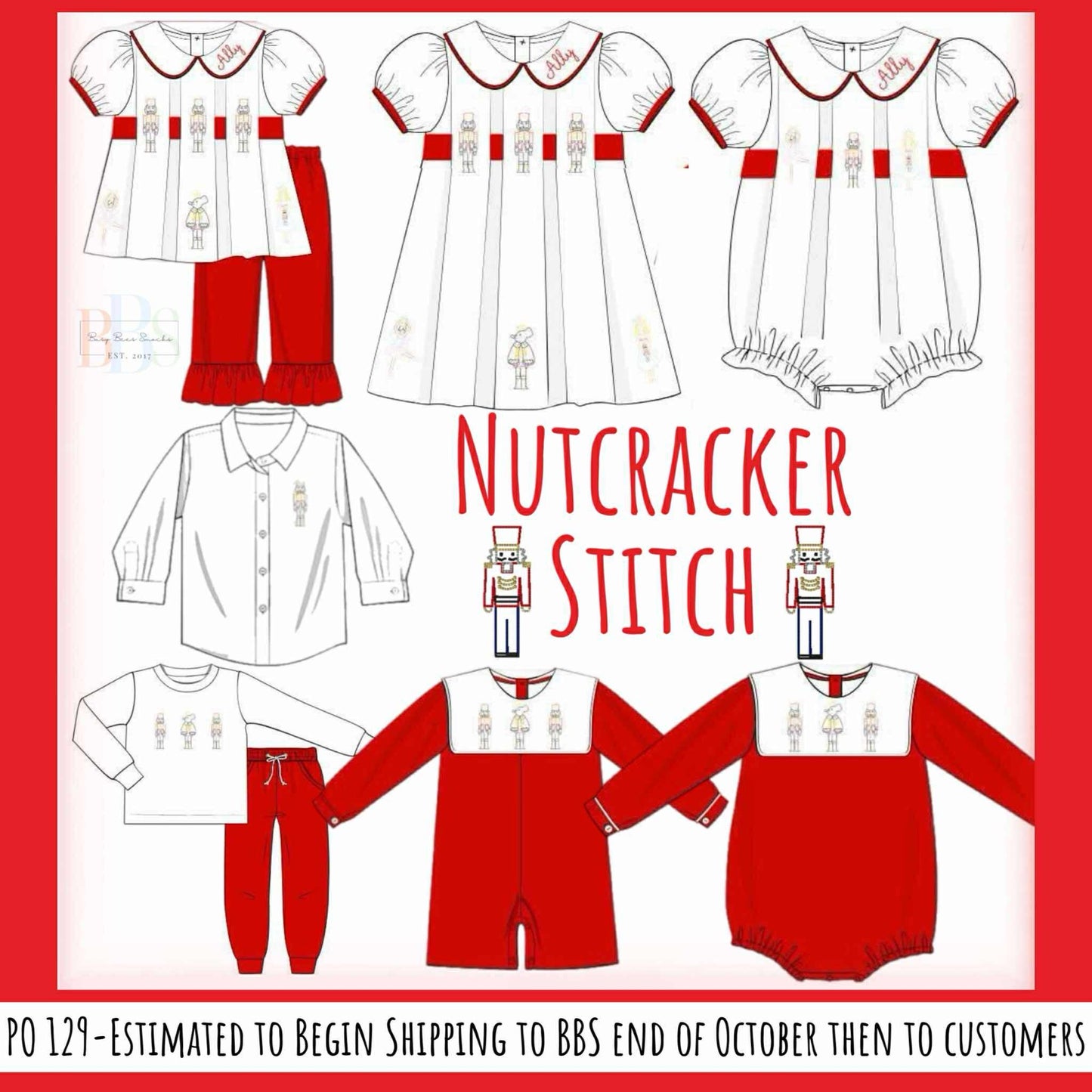 RTS: Nutcracker Stitch- Boys Knit Jogger Set