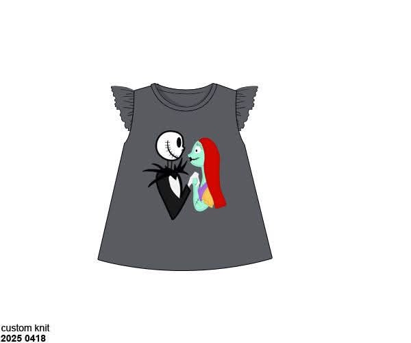 RTS: Halloween Shirt Only- Girls Nightmare Duo
