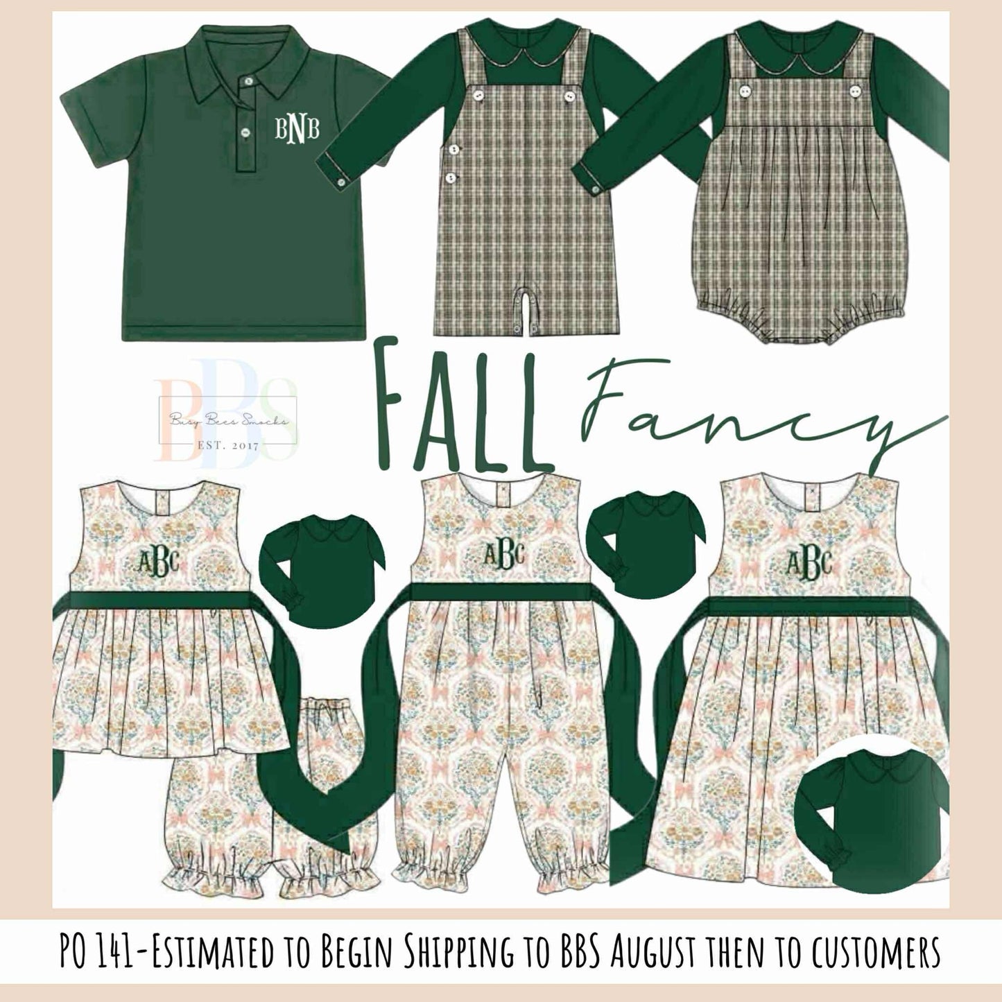 Pre Order 141: Fall Fancy- Boys Knit Polo