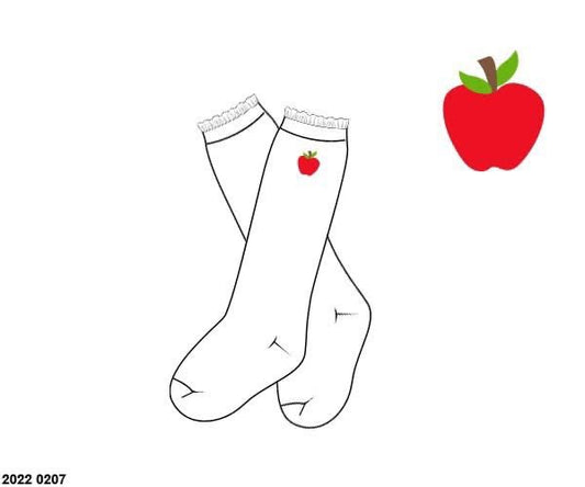 RTS: Lae Lae's Apples- Girls Socks