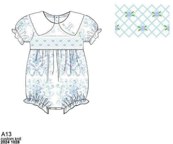 Pre Order 132: Tillie Toile- Girls Woven Bubble