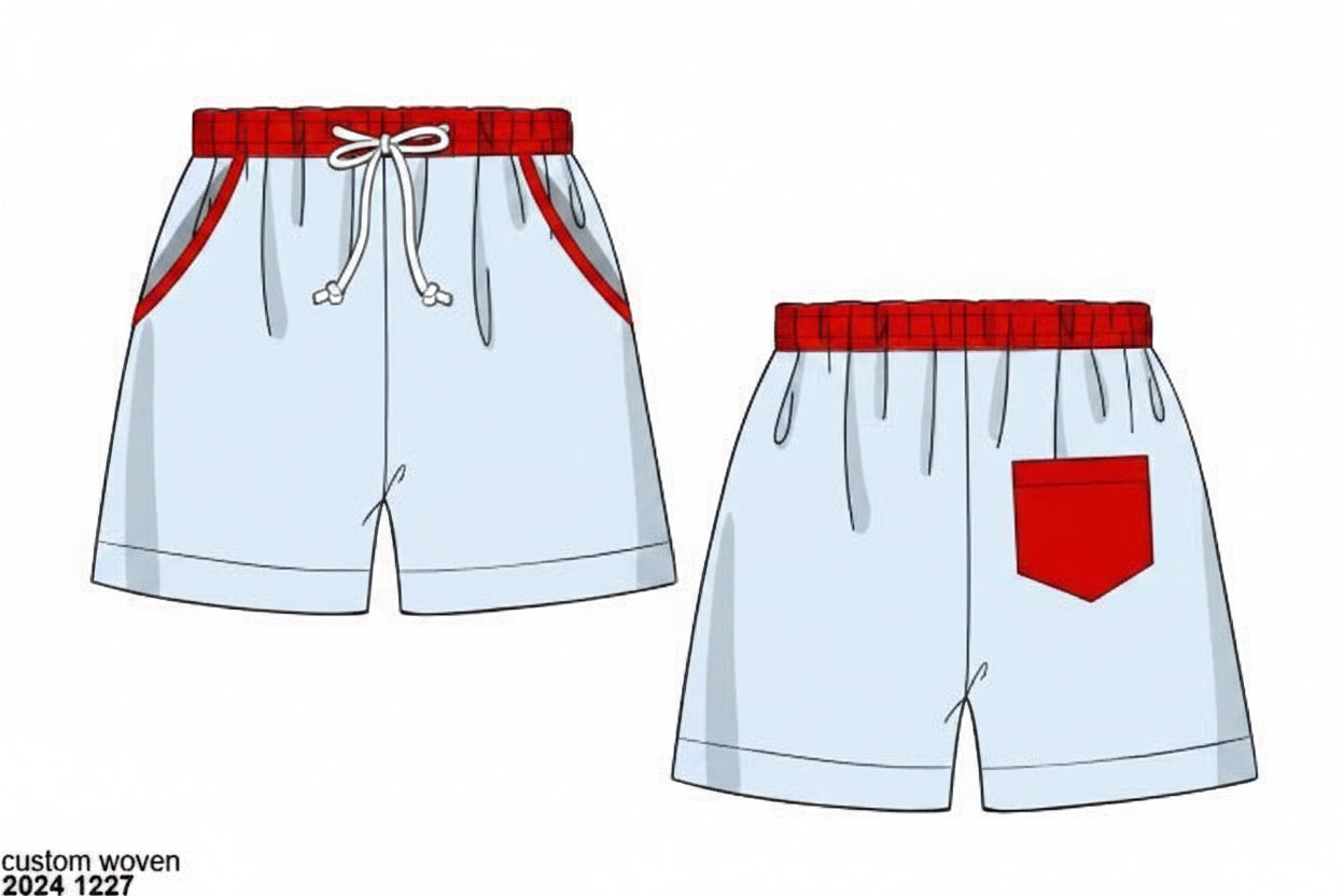 RTS: Grand Ole Swim- Dad/Mini Woven Traditional Swim
