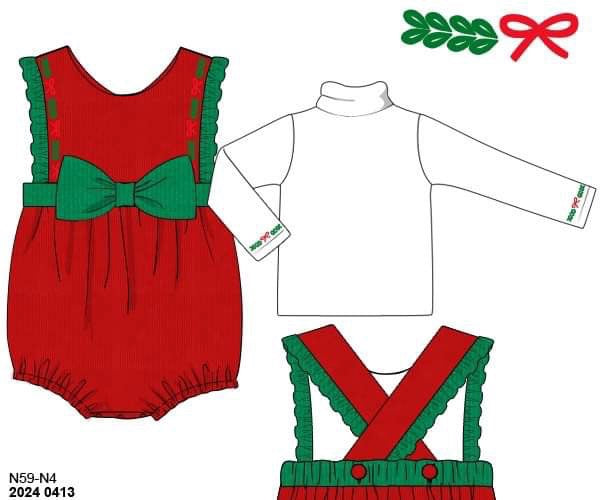 RTS: Caroline's Cords- Girls 2pc Bubble