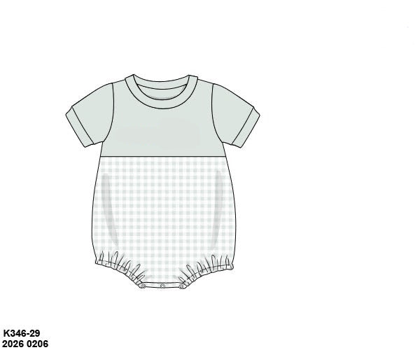 RTS: Neutral French Knot Sets- Boys Sage Knit Bubble